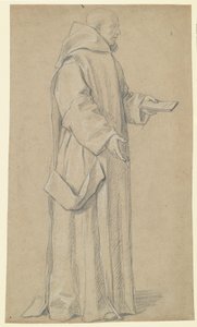 Ayakta keşiş (rekto) by Louis Licherie de Beurie