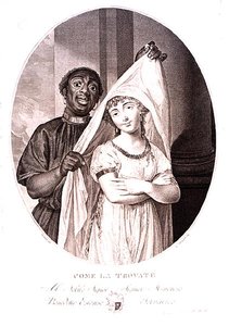 As You Find Her, gravür G. Lancon, c.1840 (çelik gravür) (s/b fotoğraf) by Louis Marie Sicard