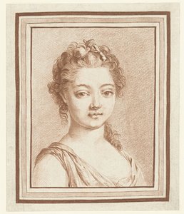 Genç bir kızın büstü by Louis Marin Bonnet (attributed to)