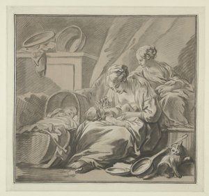 De goede moeder iyi anne by Louis Marin Bonnet