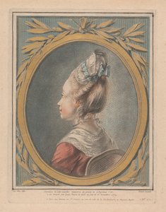 Genç Kızın Başı Sola Döndü by Louis Marin Bonnet