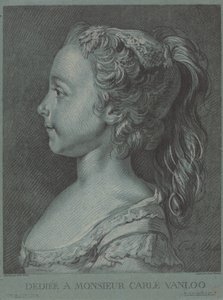 Marie-Rosalie Vanloo, c. 1764. by Louis Marin Bonnet
