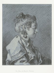 Fin bir oda hizmetçisinin portresi Baştan sona femme de chambre Finoise by Louis Marin Bonnet