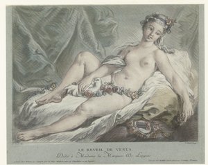 Venüs uyanır Le reveil de Venus (nesne üzerindeki başlık)