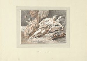 Venüs Cupid tarafından şaşırttı l