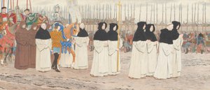 At Sırtında Zırhlı Hizmetçi (Joan of Arc serisi: III) by Louis Maurice Boutet de Monvel