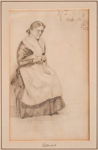 Örgü, 1884. by Louis Michel Eilshemius