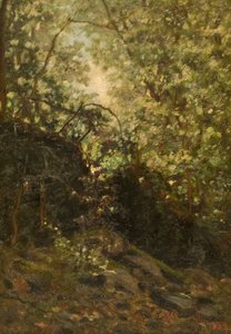 Ormanda Bir Gece, 1889. by Louis Michel Eilshemius