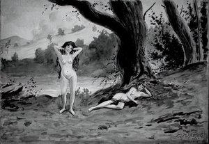 İki Nü, 1900.