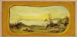 Su Temizleme (masonit üzerine yağ) by Louis Michel Eilshemius