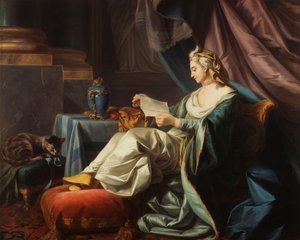Mektup Okuyan Genç Sultan, by Louis Michel van Loo