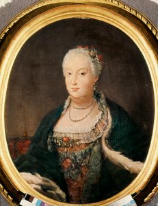 Barbara de Braganza (1711-1758), İspanya Kraliçesi (1746-1758) VI. by Louis Michel van Loo