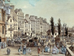 Seine kıyısında 1782 Promenades Paris