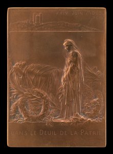 Fransa Cumhurbaşkanının Yasını Tutuyor [ters], 1894.