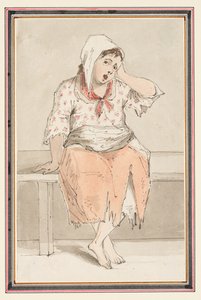 Oturan bir kadının incelenmesi by Louis Philippe Boitard