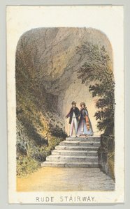 Rude Stairway, diziden, Views in Central Park, New York, Bölüm 2, 1864.