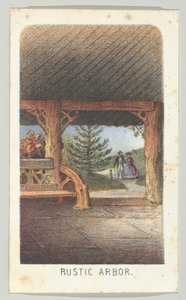 Rustik Arbor, diziden, Manzaralar Central Park, New York, Bölüm 3, 1864.