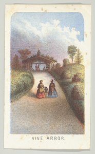 Vine Arbor, diziden, Views in Central Park, New York, Bölüm 3, 1864.