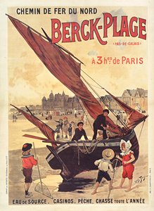 Kuzey Demiryolları. Berck-Plage, c. 1910.
