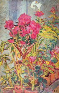 Azaleas, c.1918 (gemide yağ) by Louis Valtat