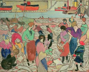 Boulogne'dan Balık Almak by Louis Valtat