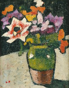 Vazoda Çiçekler; Vazoda Çiçek Buketi by Louis Valtat