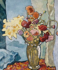 Vazoda Çiçekler; Vazoda Çiçekler, 1939 dolayları (tuval üzerine yağlıboya) by Louis Valtat