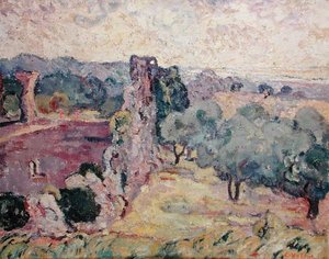 Güney Fransa Manzarası, 1908 dolayları (tuval üzerine yağlı boya) by Louis Valtat