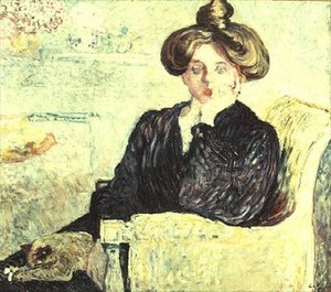 dalgın genç kadın by Louis Valtat