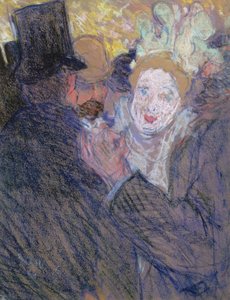 Sohbet (kağıt üzerine pastel) by Louis Valtat