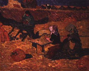 Balık Pulları (tuval üzerine yağlıboya) by Louis Valtat