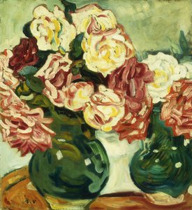 İki Vazoda Gül; Deux Vazolar de Güller by Louis Valtat
