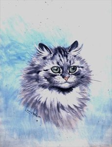 Dalgın Bir Bakış by Louis Wain