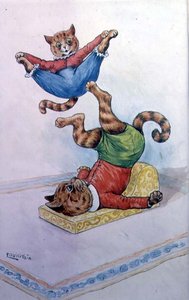 Kediler by Louis Wain