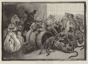Kristal Saray'daki Mutlu Aile by Louis Wain
