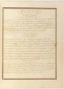 "Bay le Duc de la Vauguyon ile Röportajım Üzerine Düşünceler", imzalı el yazması, Ocak 1767 - 1769 başları by Louis XVI