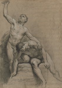 İki Erkek Nü, 1710.