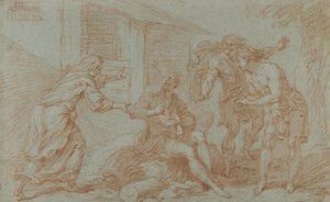 Sokrates Zehir Kupasını Alırken by Louis de Boullogne the Younger