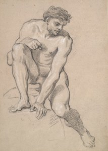 Çıplak Erkek Çalışması by Louis de Boullogne the Younger