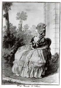 Madam la Marquise de Coëtlogon, yak. 1777.