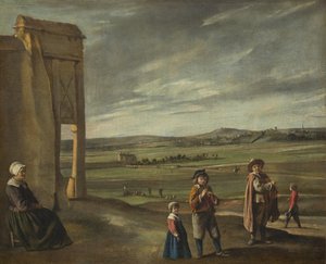 Köylülerle Peyzaj, c. 1640. by Louis le Nain