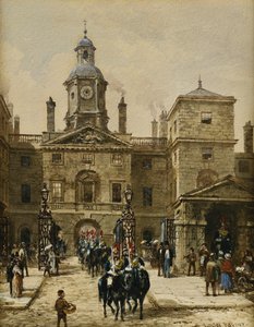 at Muhafızları Geçit Töreni, by Louise Ingram Rayner