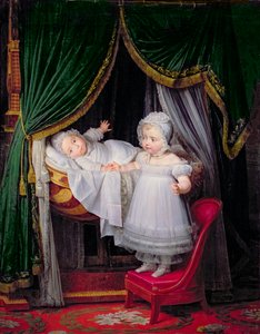 Artois Henri-Charles-Ferdinand (1820-83) Bordeaux Dükü ve Kızkardeşi Artois Louise-Marie-Therese (1819-64) Tuileries