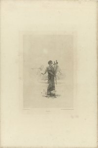 Doğaçlamacı için eskiz Croquis (nesne üzerindeki başlık) by Lourens Alma Tadema
