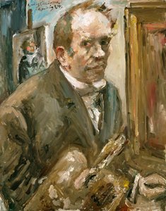 Oto portre - Otoportre - Peinture de Lovis Corinth (1858-1925) - 1924 - Tuval üzerine yağlı boya - 100x80 - (c) Modern Sanat Müzesi, New York