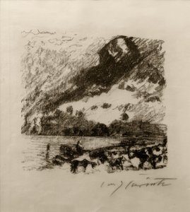 Bergsee by Lovis Corinth