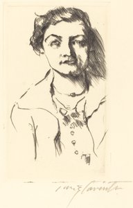 Genç Bir Kadının Portresi—Anneliese Halbe by Lovis Corinth