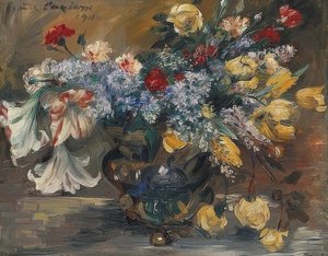 Çiçek demeti. 1911 by Lovis Corinth