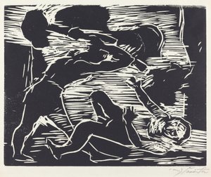 Fratricide Cain ve Abel, 1919. by Lovis Corinth