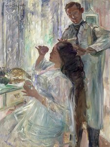 Charlotte Corinth Tuvalet Masasında, 1911 by Lovis Corinth